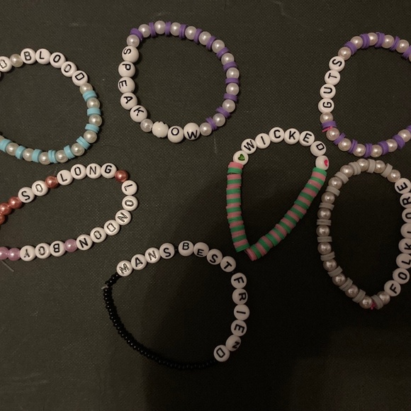 CUSTOM Album/Artist/Word bracelet - Picture 1 of 1